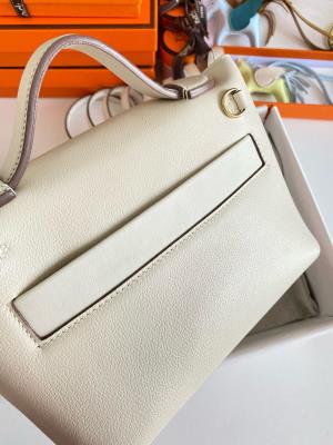 wholesale quality hermes 24/24  mini 21 evercolor nata ghw